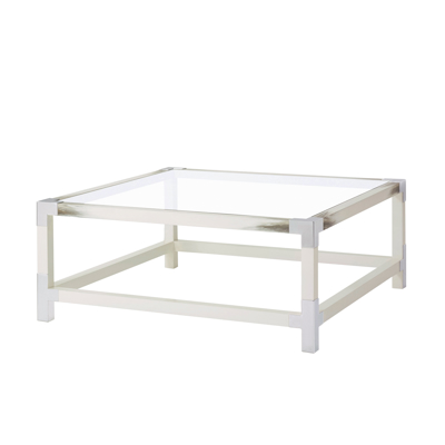 Cutting Edge Squared (Longhorn White) Cocktail Table
