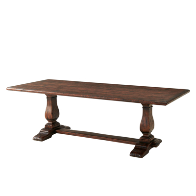 Victory Oak Refectory Dining Table