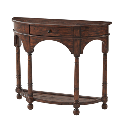 The Bowfront Country Console Table