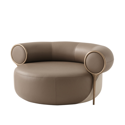 Loop Low Upholstered Arm Chair