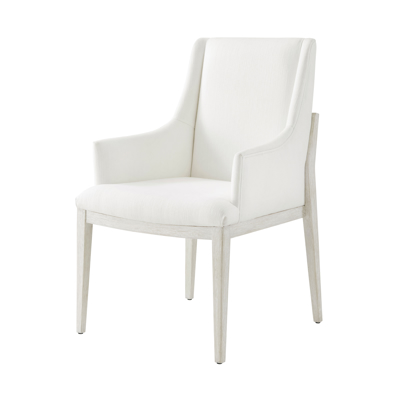 white arm dining chairs