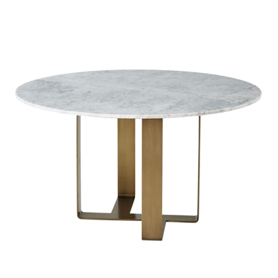 Adley Marble Round Dining Table